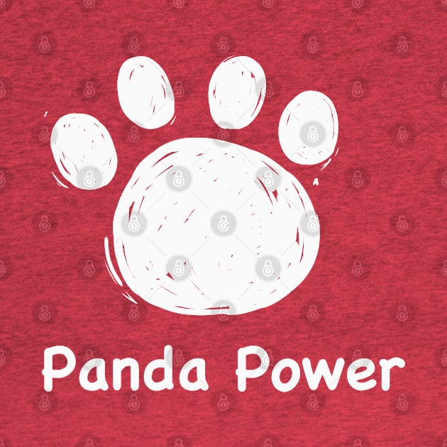 Panda Power - white - Turning Red by IKM218